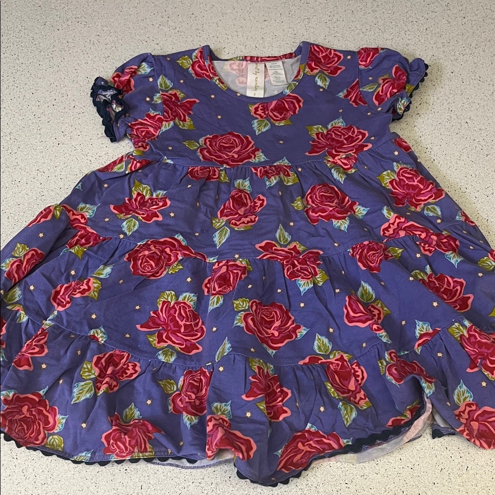 Matilda Jane Floral Dress with Red Roses